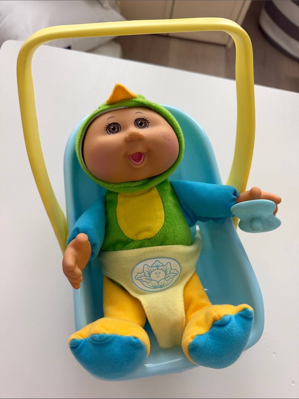 Cabbage Patch kids with car seat toy
